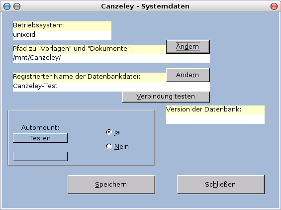 Canzeley-Systemdaten