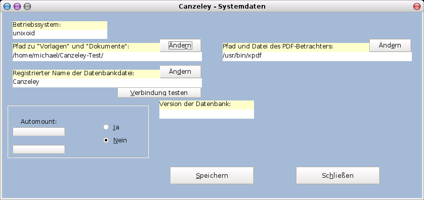 Canzeley-Systemdaten